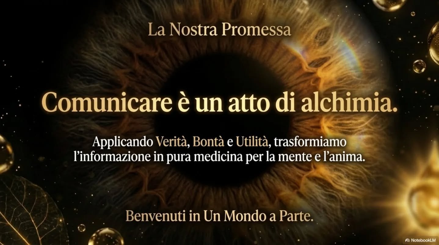La nostra promessa Un Mondo a Parte comunicare è un atto di alchimia per il benessere mentale e olistico